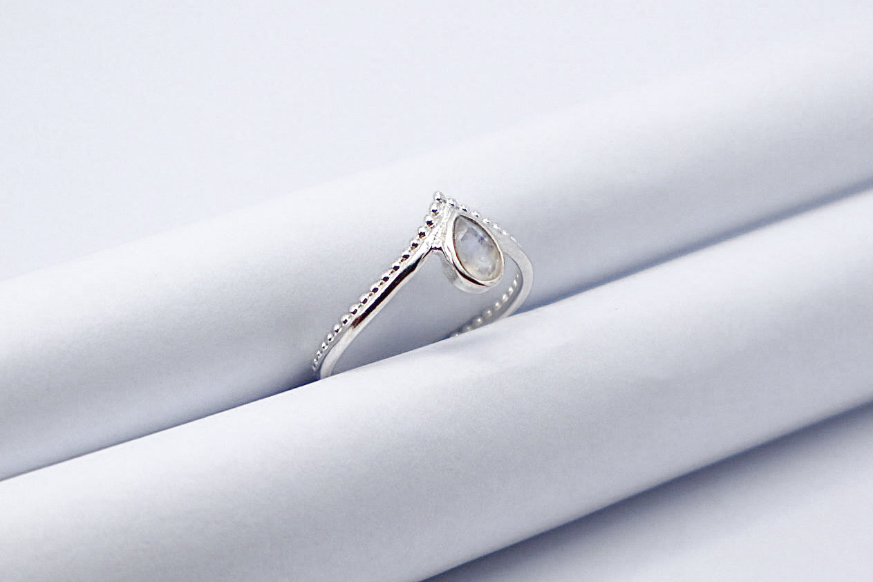Moonstone Sterling Silver Ring