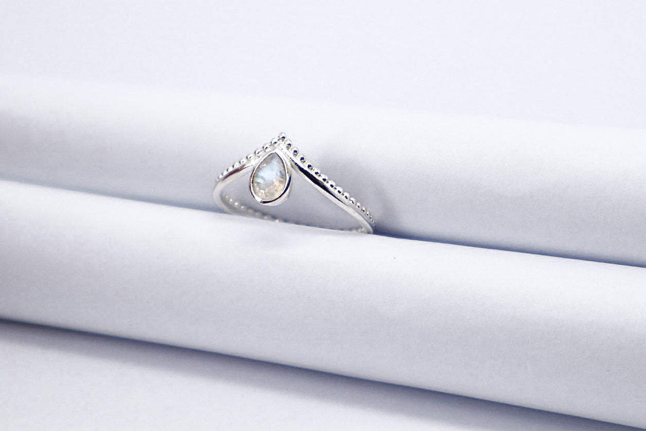 Moonstone Sterling Silver Ring