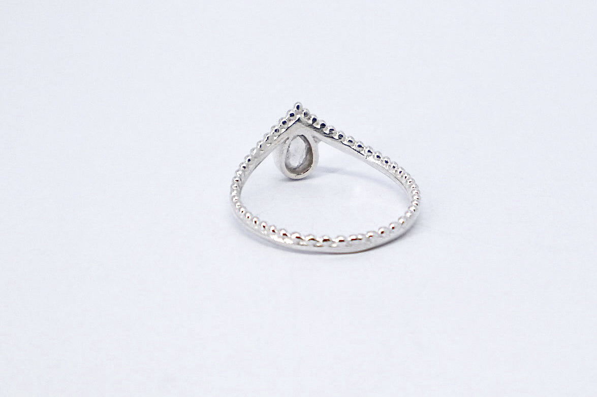 Moonstone Sterling Silver Ring