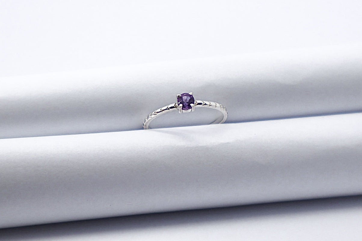 Amethyst Sterling Silver Ring