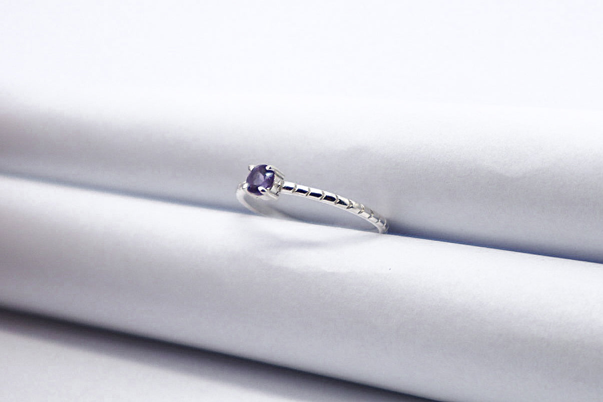 Amethyst Sterling Silver Ring