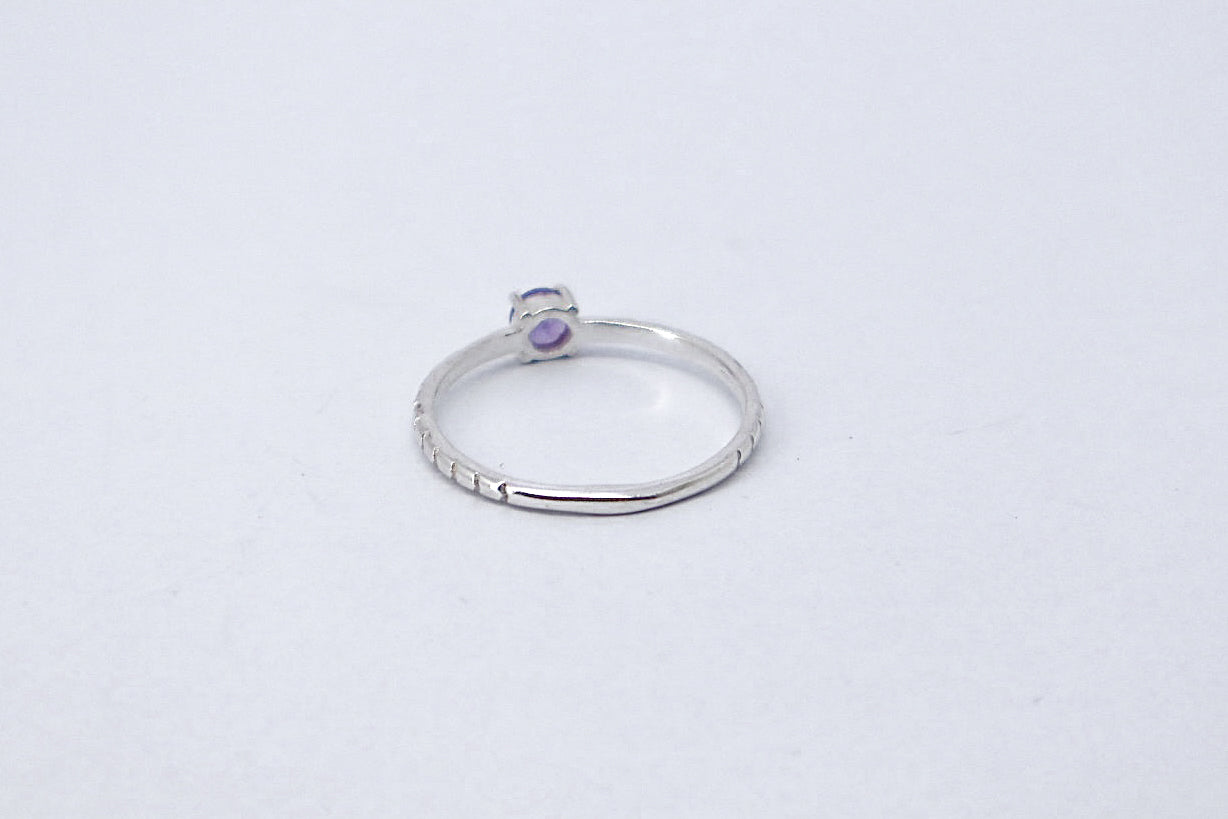 Amethyst Sterling Silver Ring