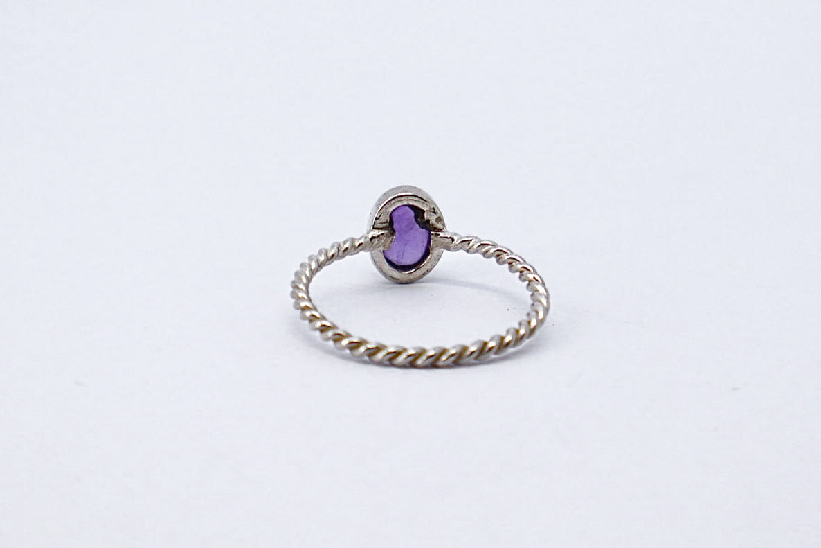 Amethyst Sterling Silver Ring