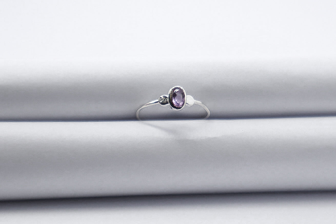Amethyst Sterling Silver Ring