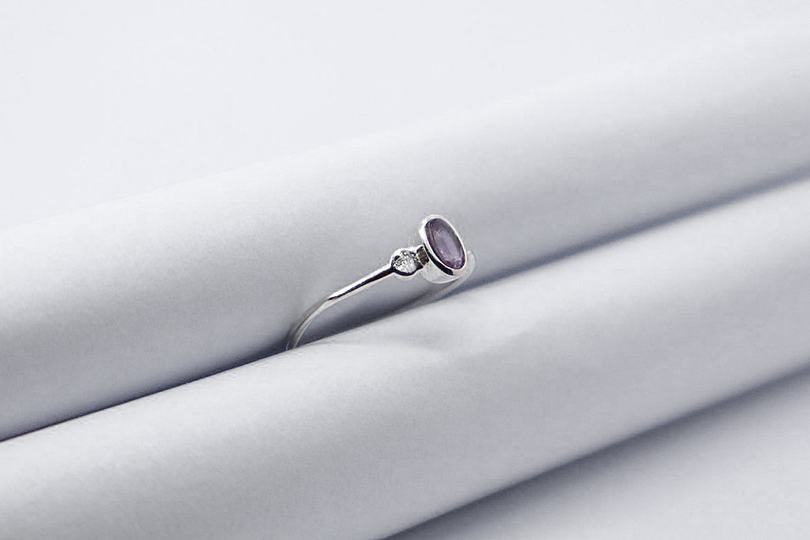 Amethyst Sterling Silver Ring