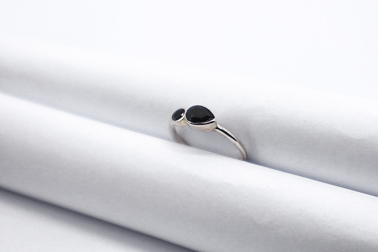 Black Onyx Sterling Silver Ring