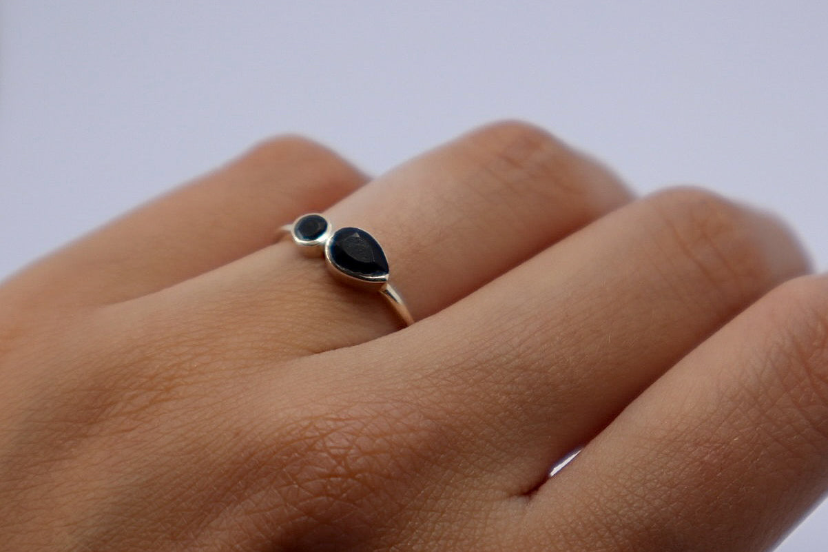 Black Onyx Sterling Silver Ring
