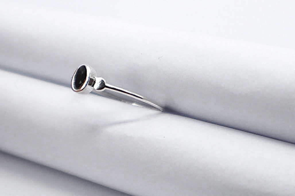 Black Onyx Sterling Silver Ring