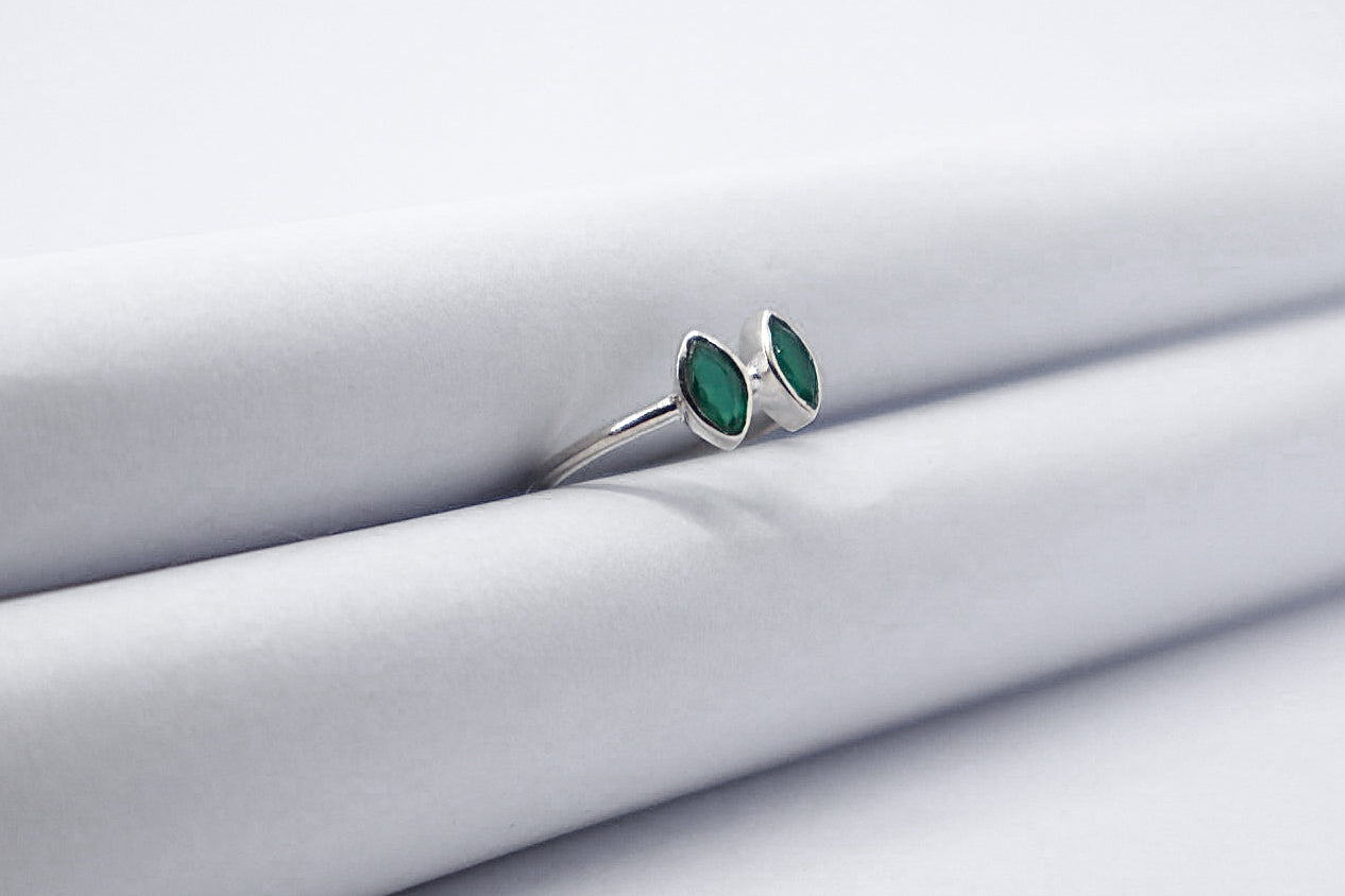 Green Aventurine Sterling Silver Ring