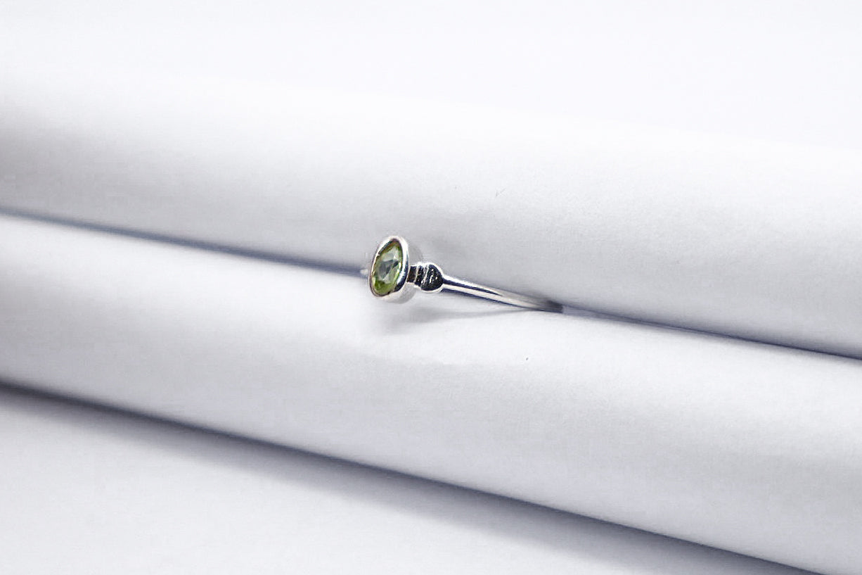 Peridot Sterling Silver Ring
