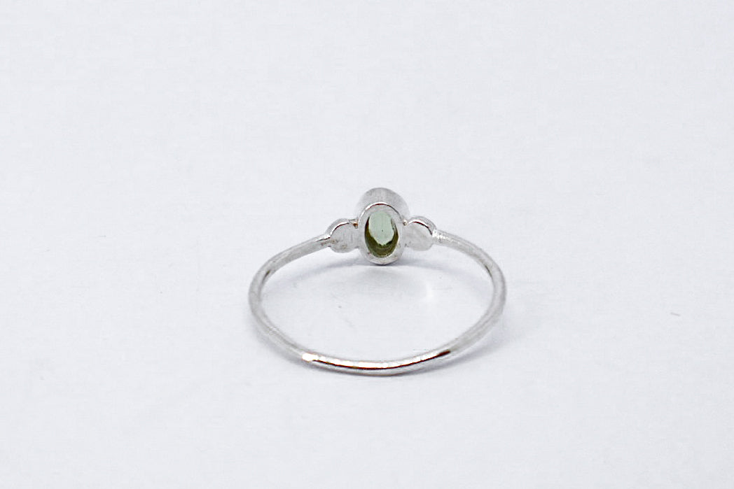 Peridot Sterling Silver Ring