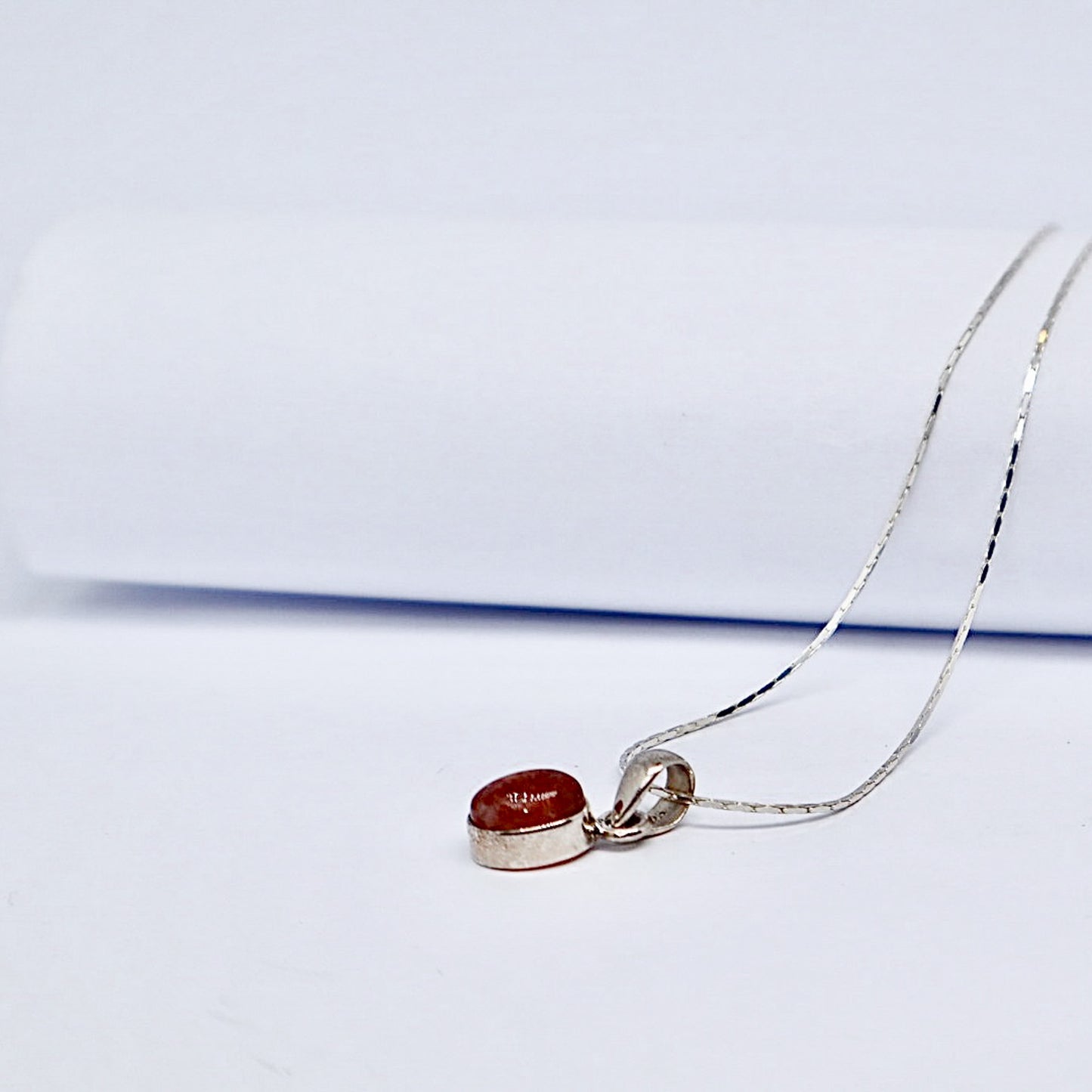 Silver Conelian Necklace