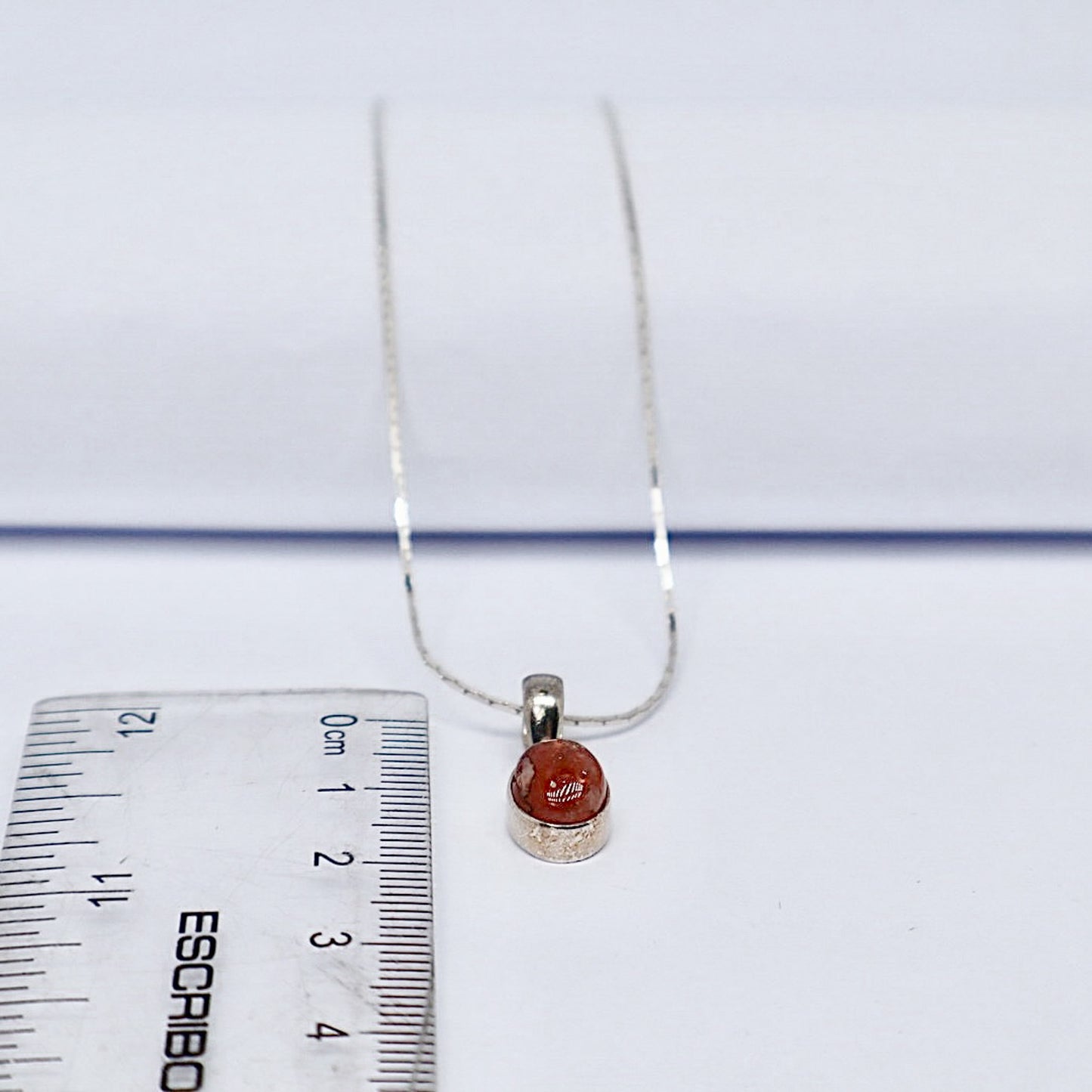 Silver Conelian Necklace