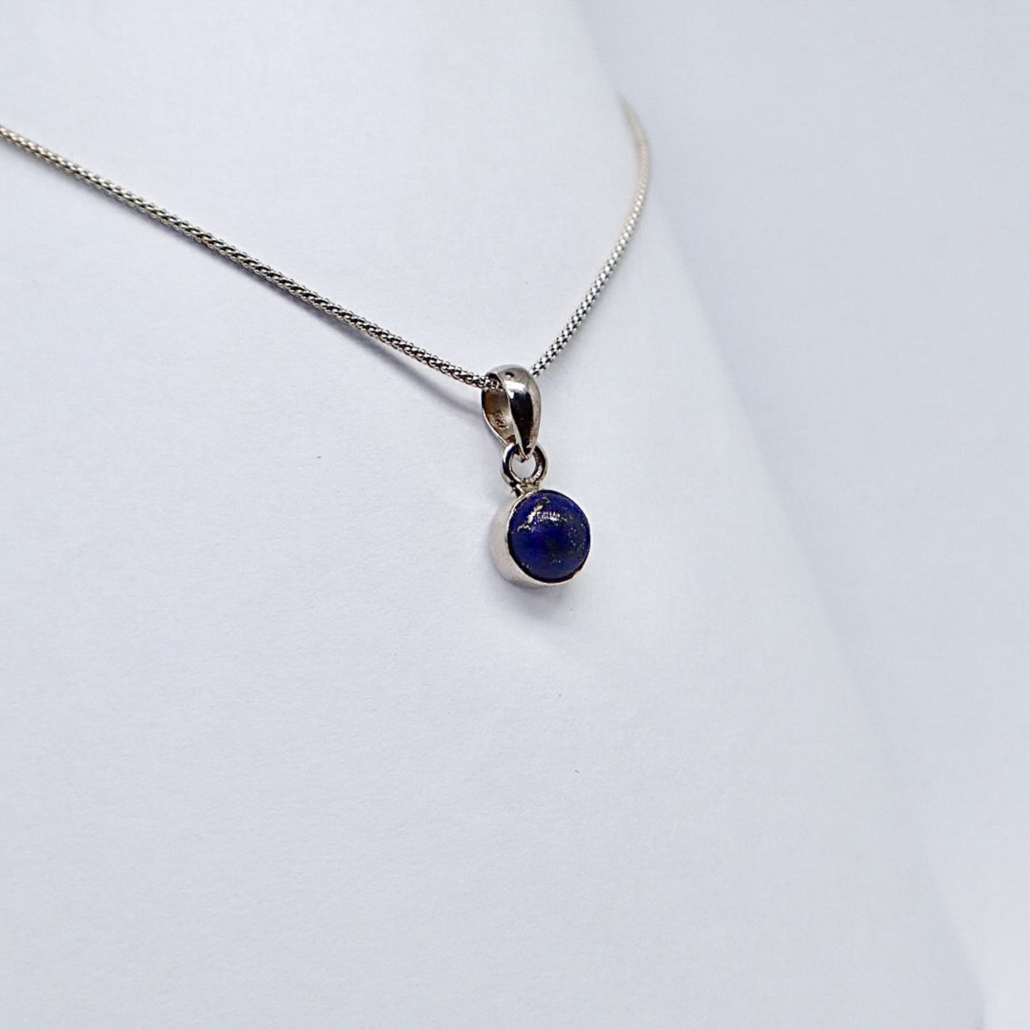 Silver Lapis Lazuli Necklace