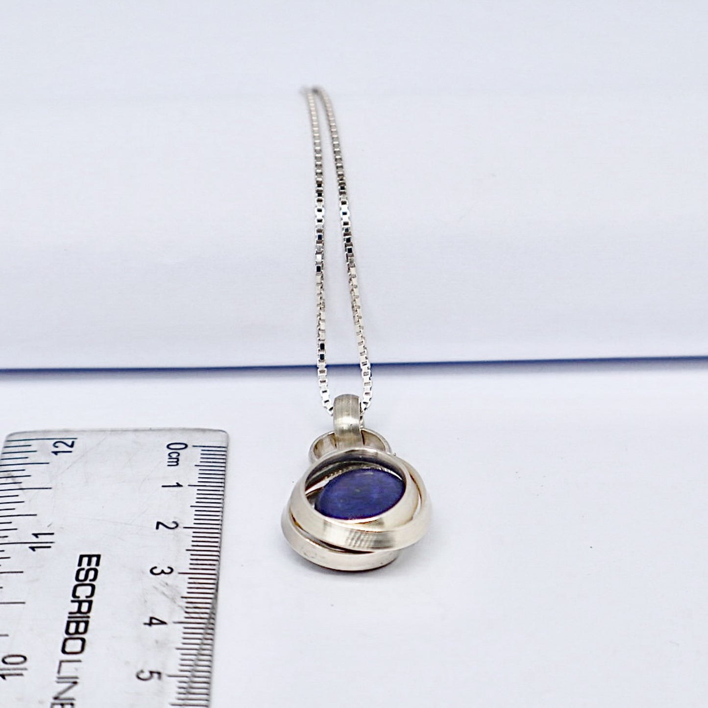 Gala Silver Lapis Lazuli Necklace