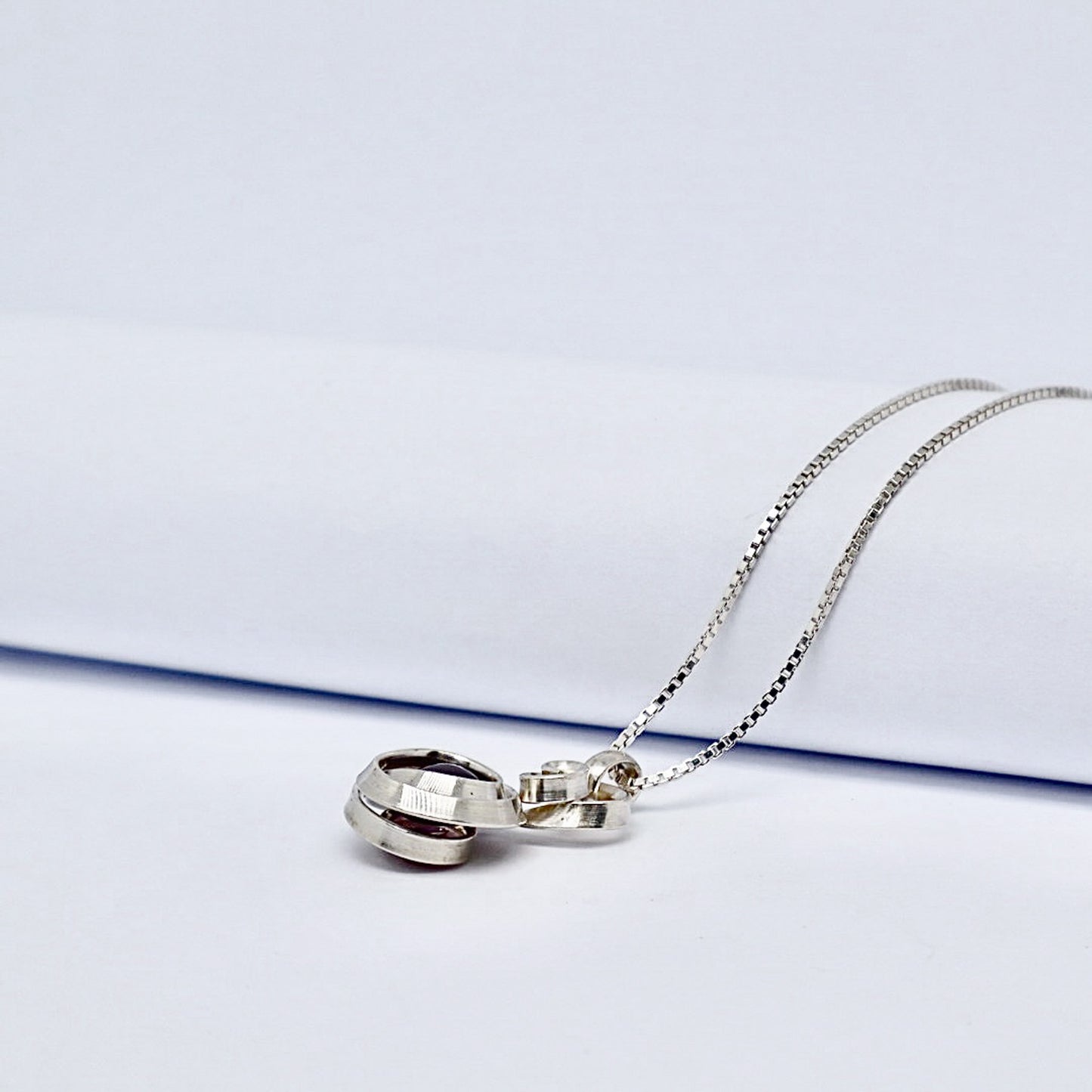 Gala Silver Amethyst Necklace