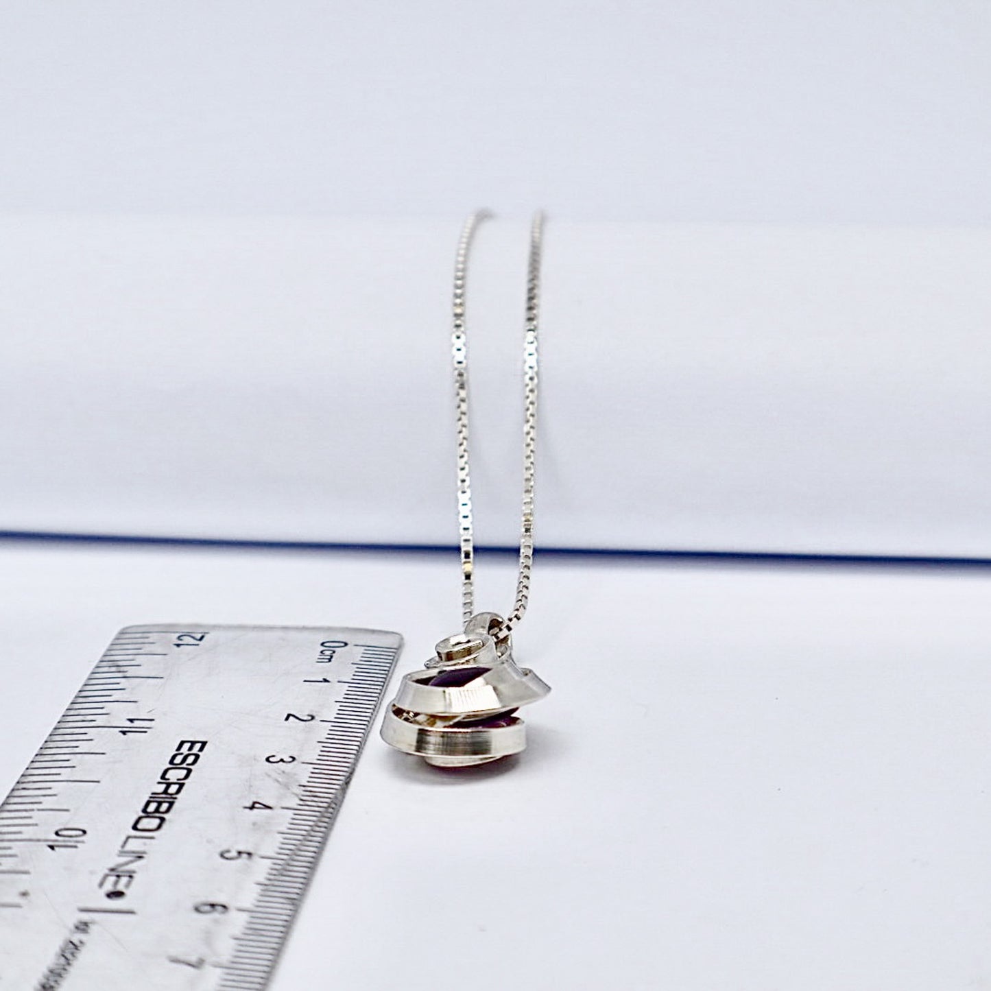 Gala Silver Amethyst Necklace
