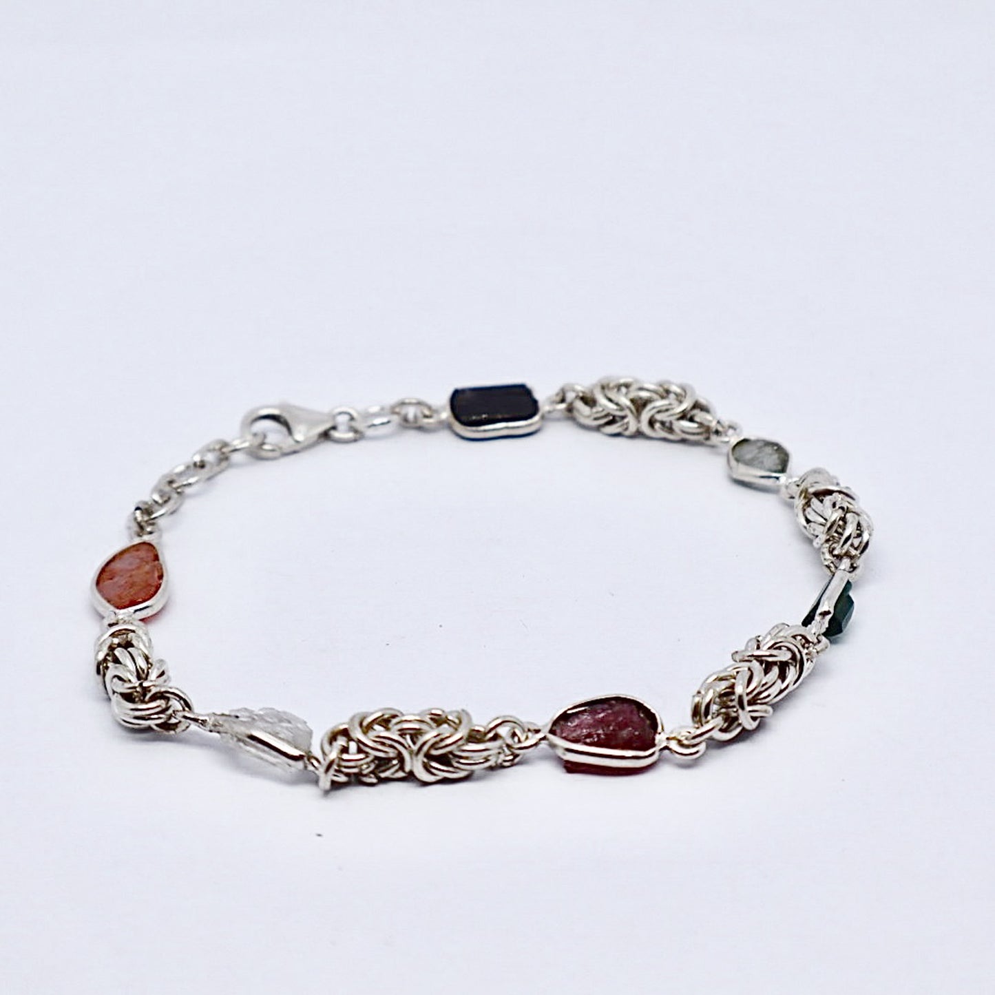 Multicoloured Byzantine Chainmail Bracelet