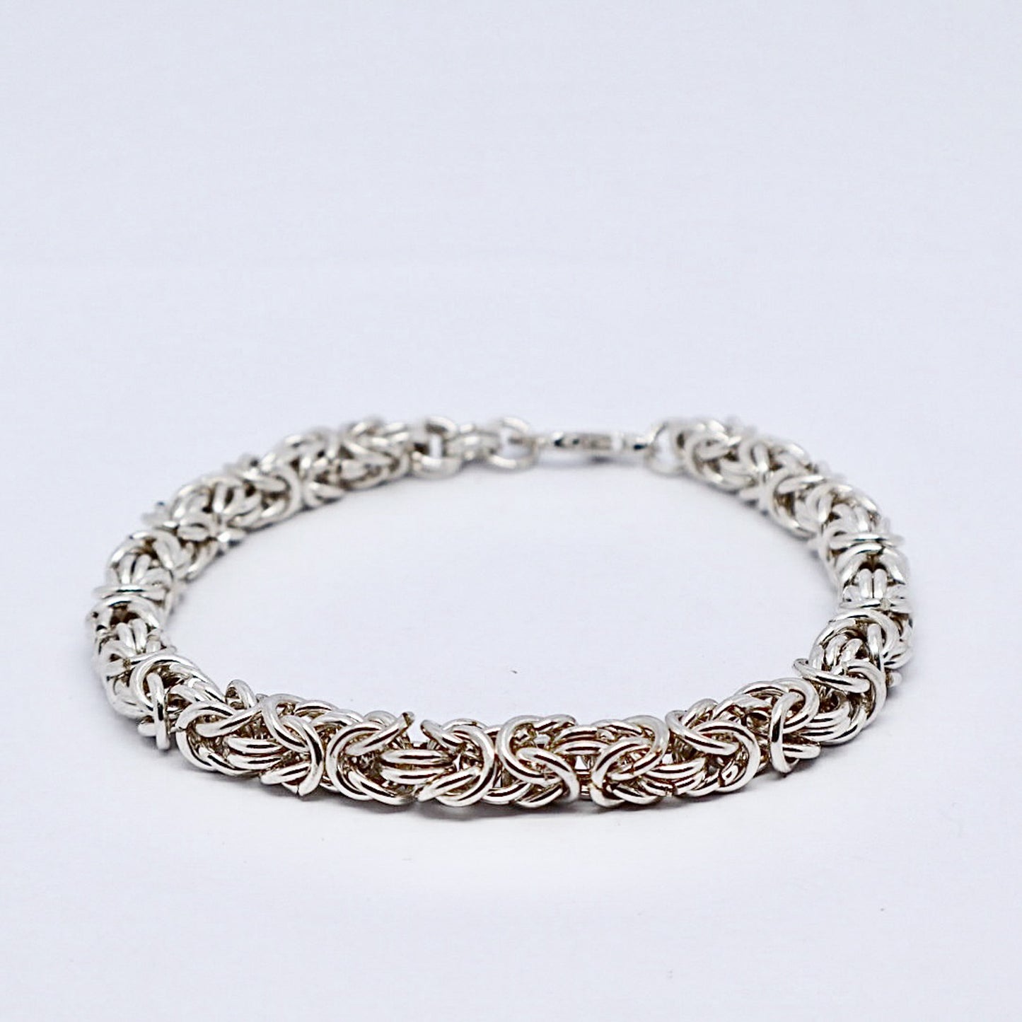 Full Thick Byzantine Chain maill Bracelet