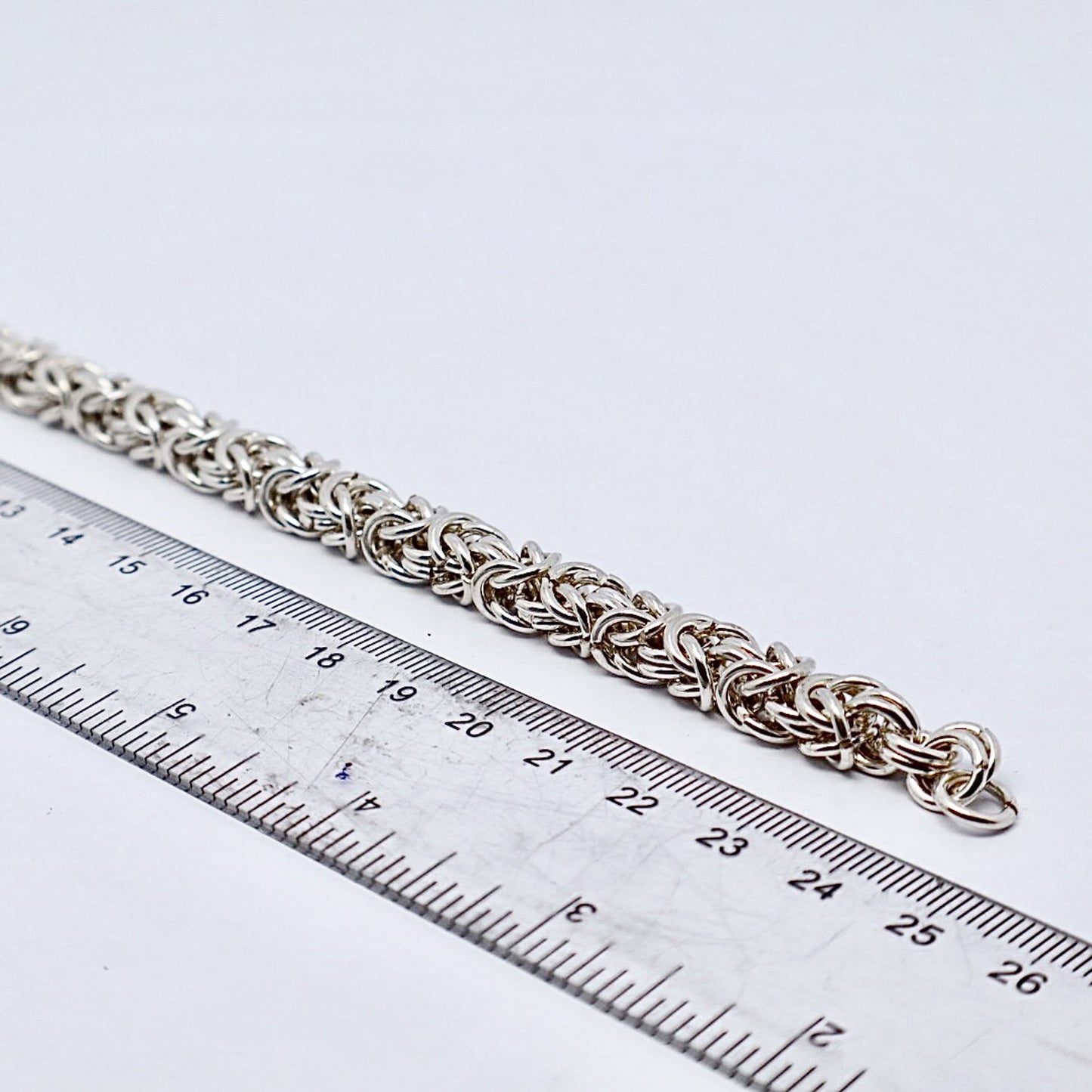 Full Thick Byzantine Chain maill Bracelet