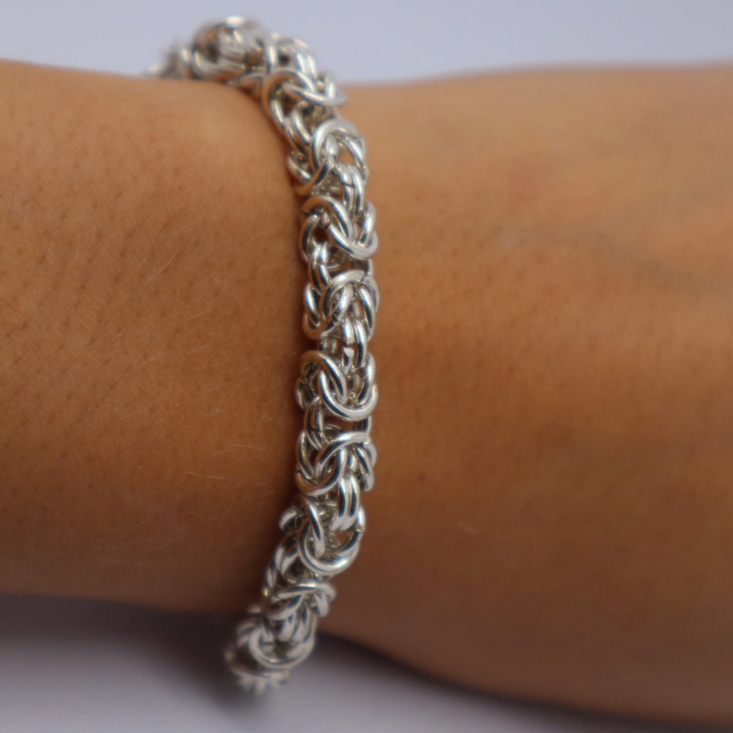 Full Thick Byzantine Chainmail Bracelet