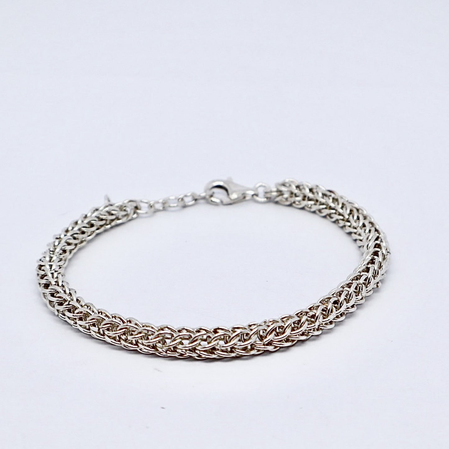 Persian Chainmail Silver Bracelet