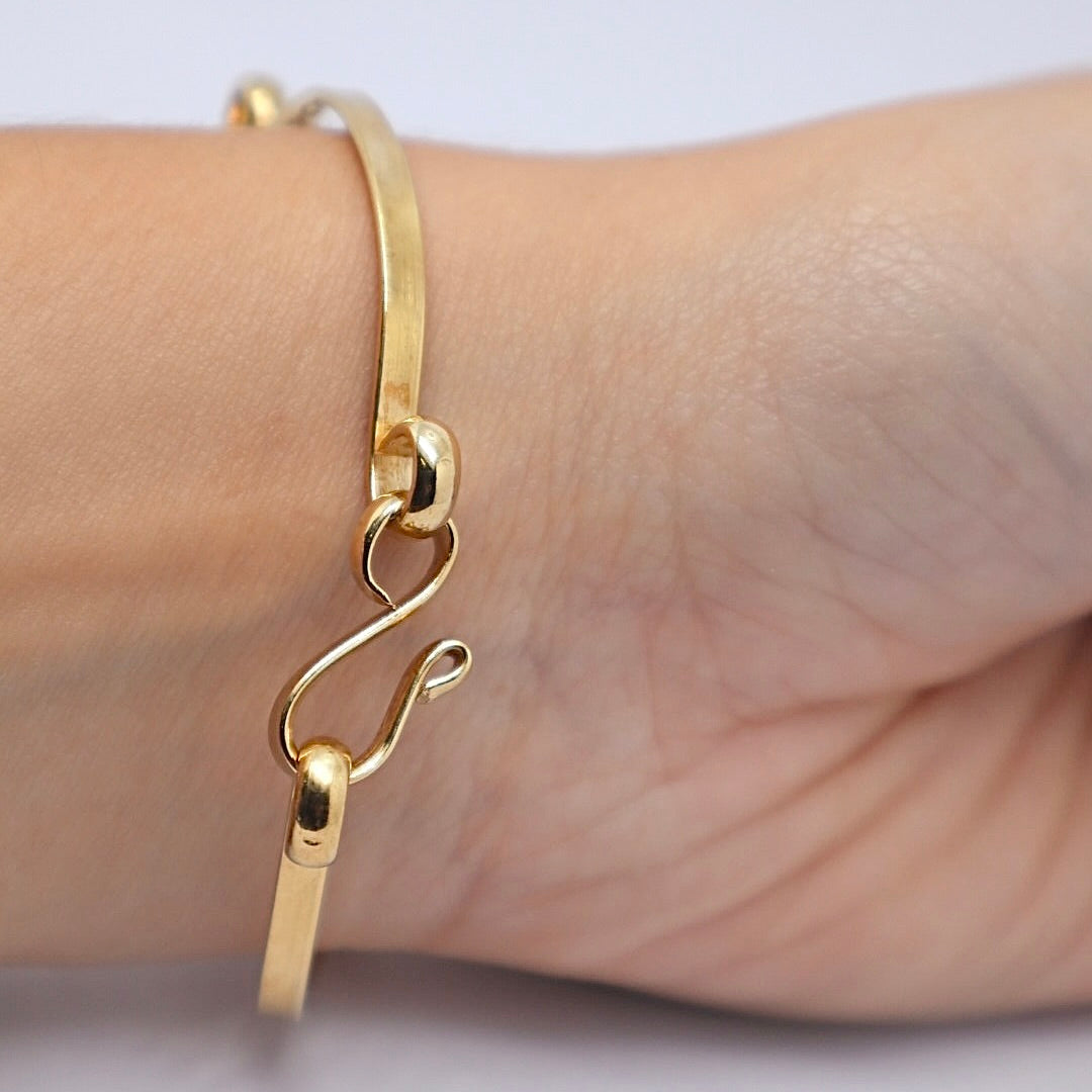 Gala Moonstone Gold Plated Sterling Silver Bracelet