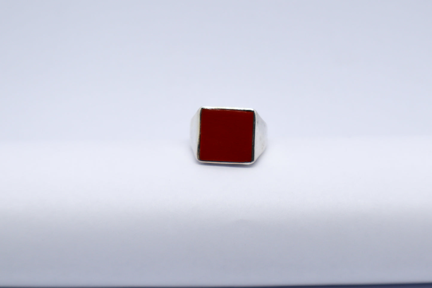 Cornelian Sterling Silver Ring