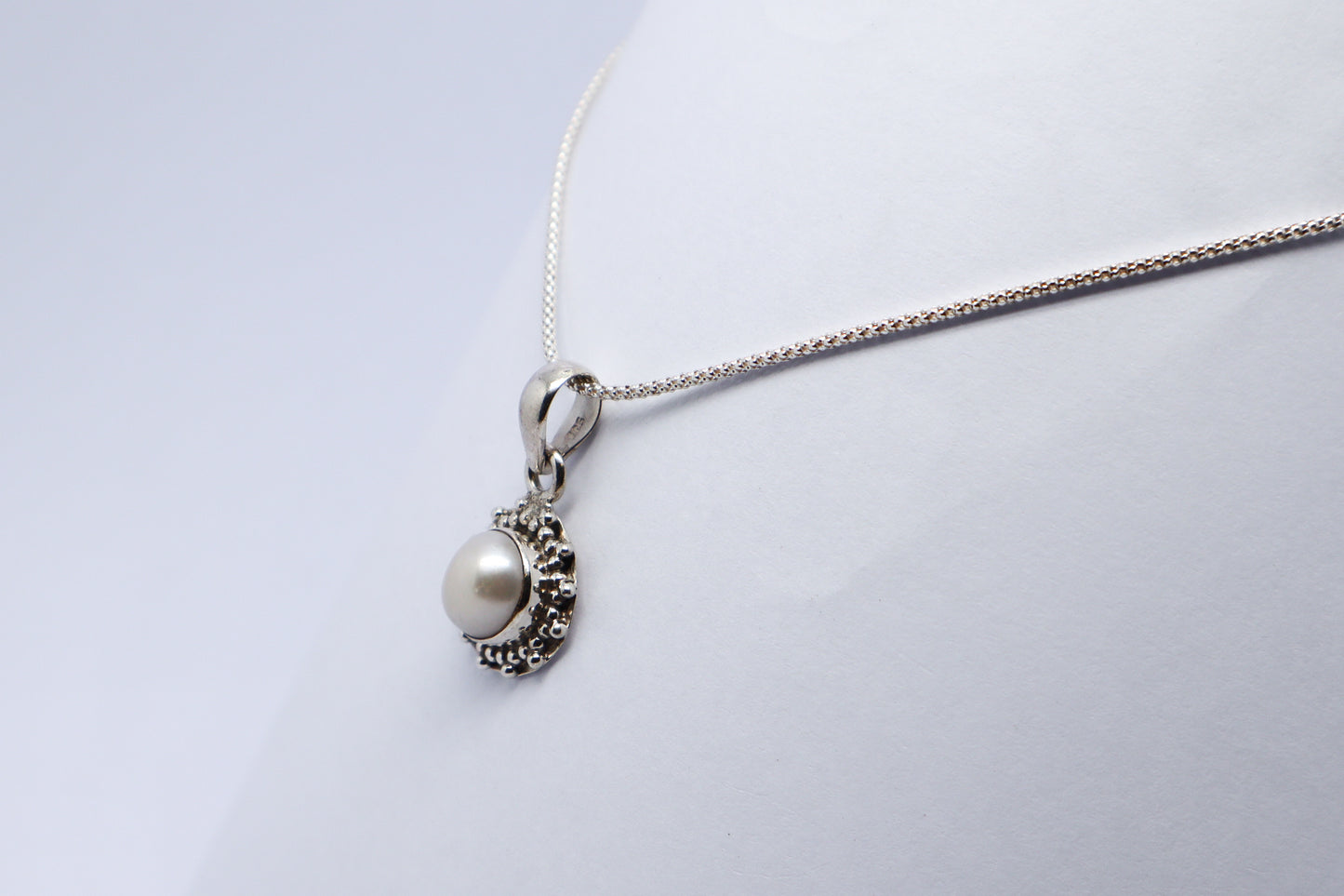 Perle Silver Necklace