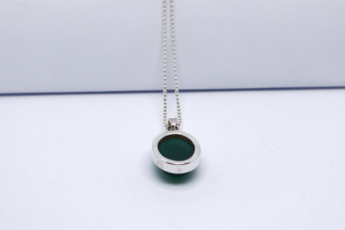 Green Aventurine Sterling Silver Necklace