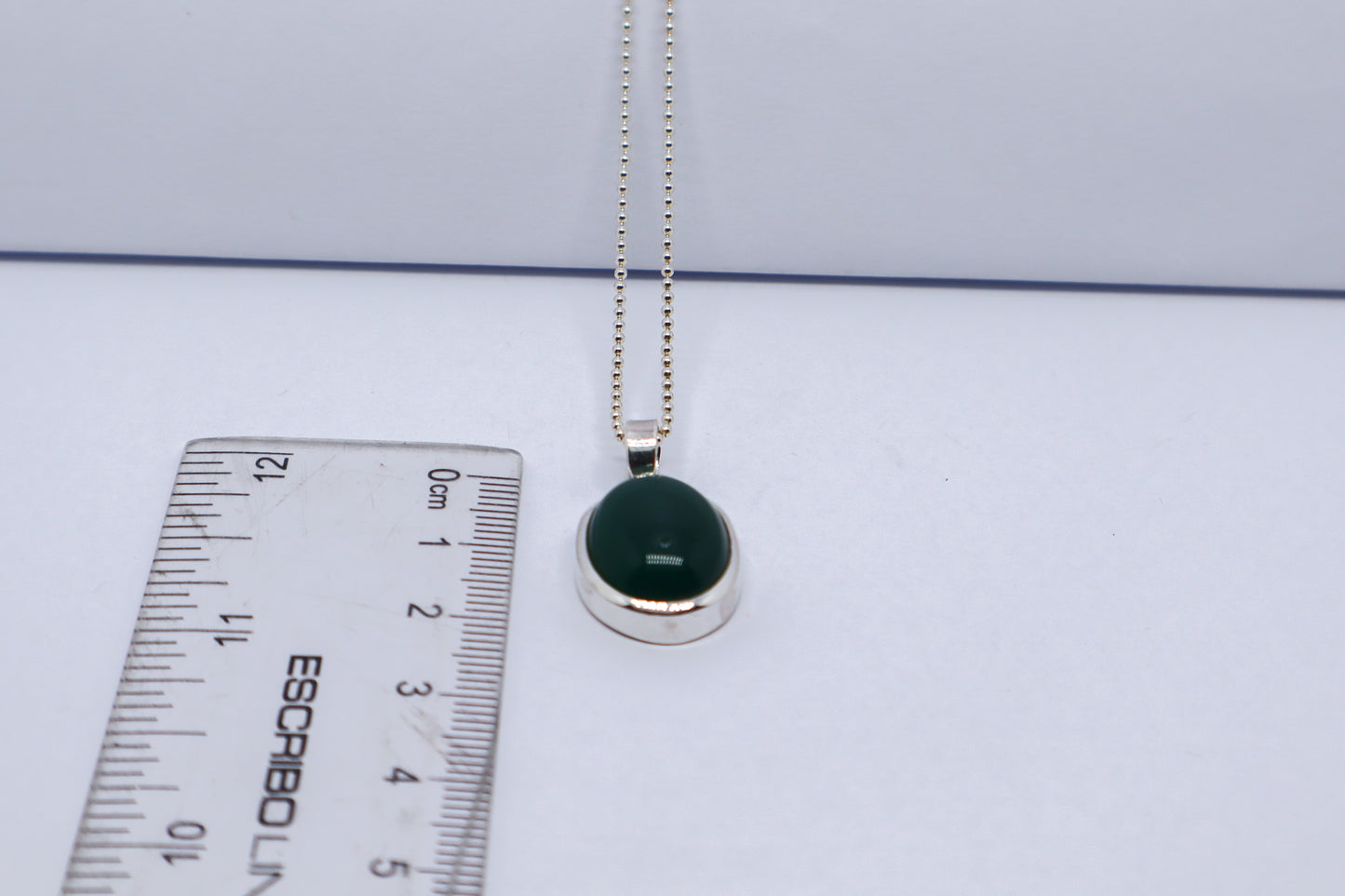 Green Aventurine Sterling Silver Necklace