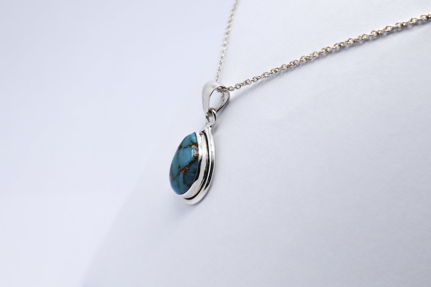 Turquoise Sterling Silver Necklace