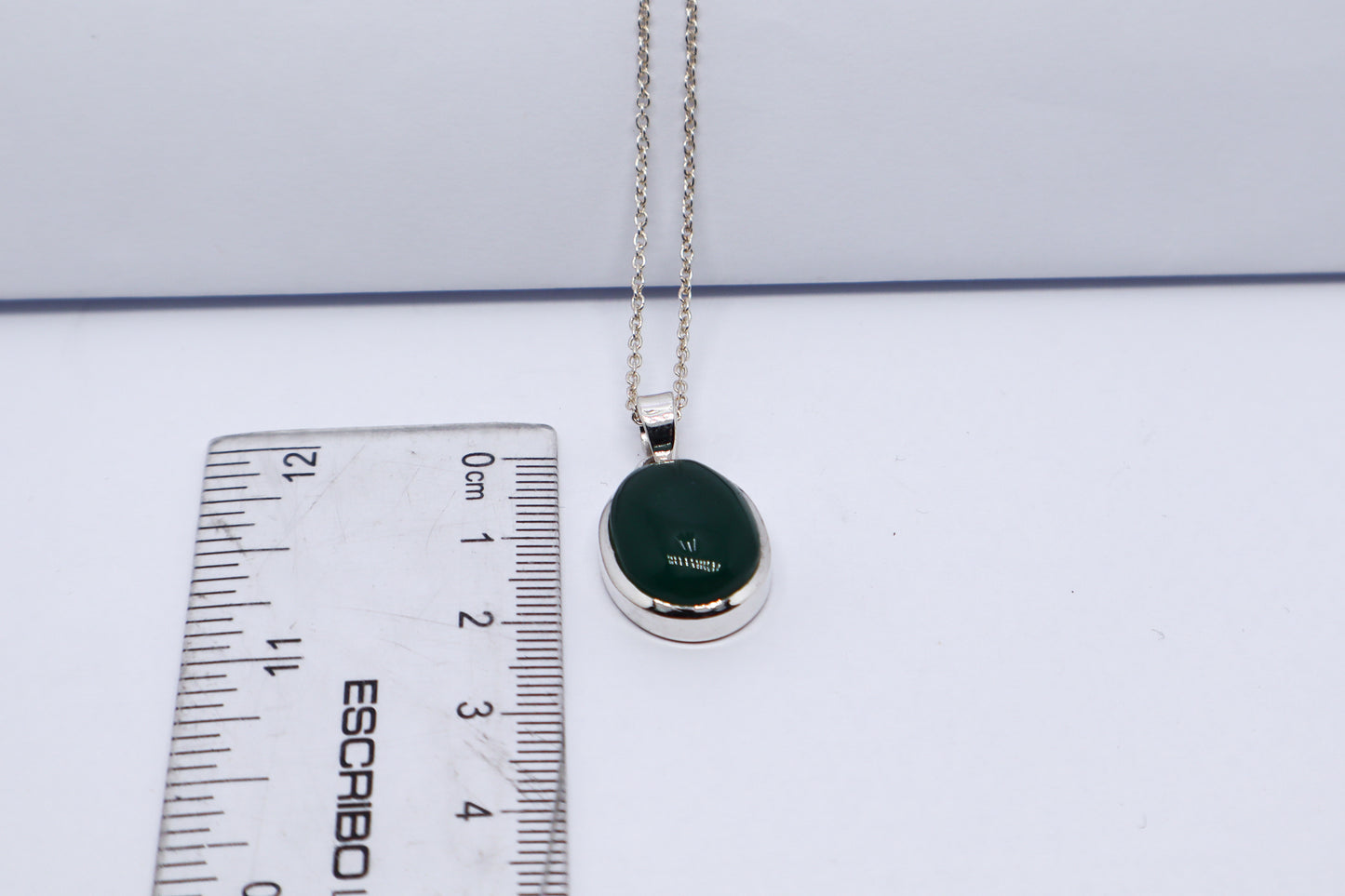 Green Aventurine Sterling Silver Necklace
