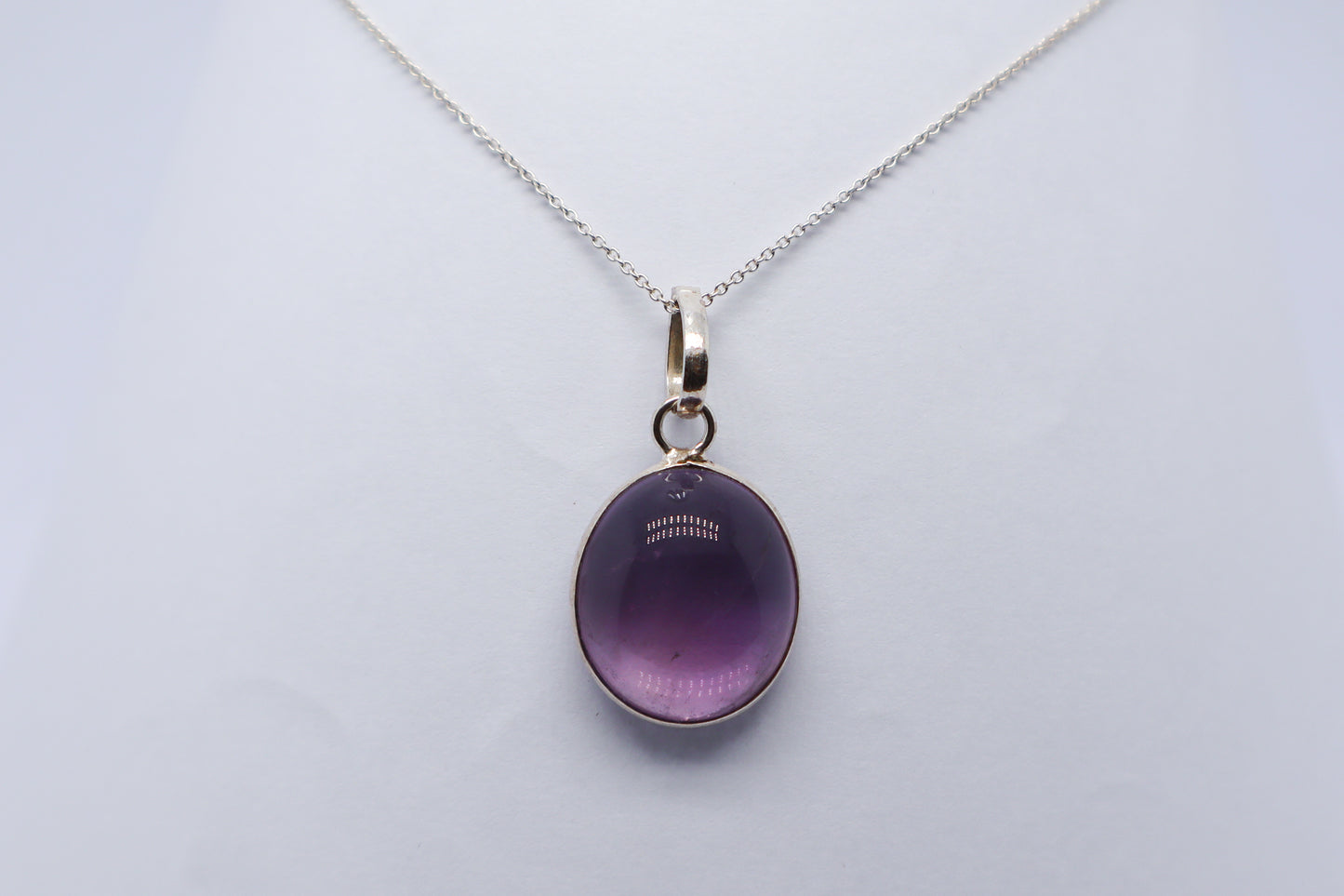 Amethyst Sterling Silver Necklace