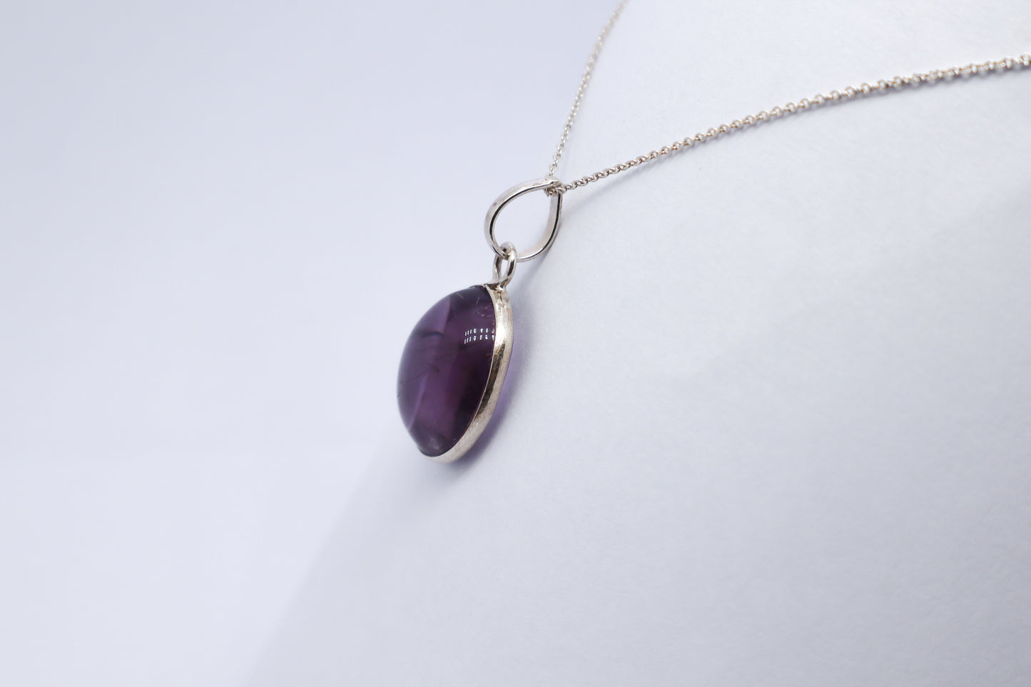Amethyst Sterling Silver Necklace