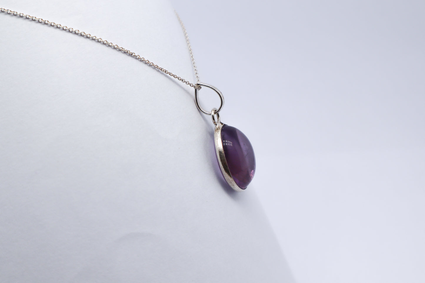 Amethyst Sterling Silver Necklace