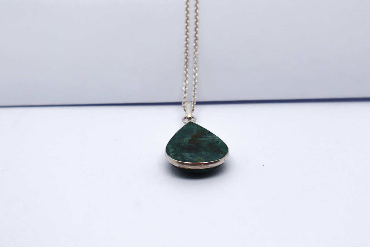 Malachit Sterling Silver Necklace