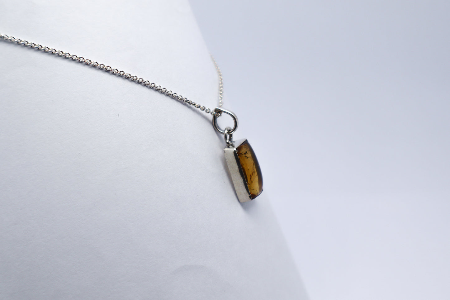 Imperial Topaz Sterling Silver Necklace