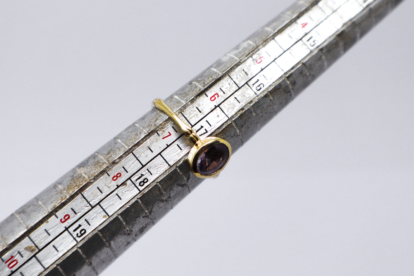 Amethyst Gold Plated Solid Sterling Silver Ring