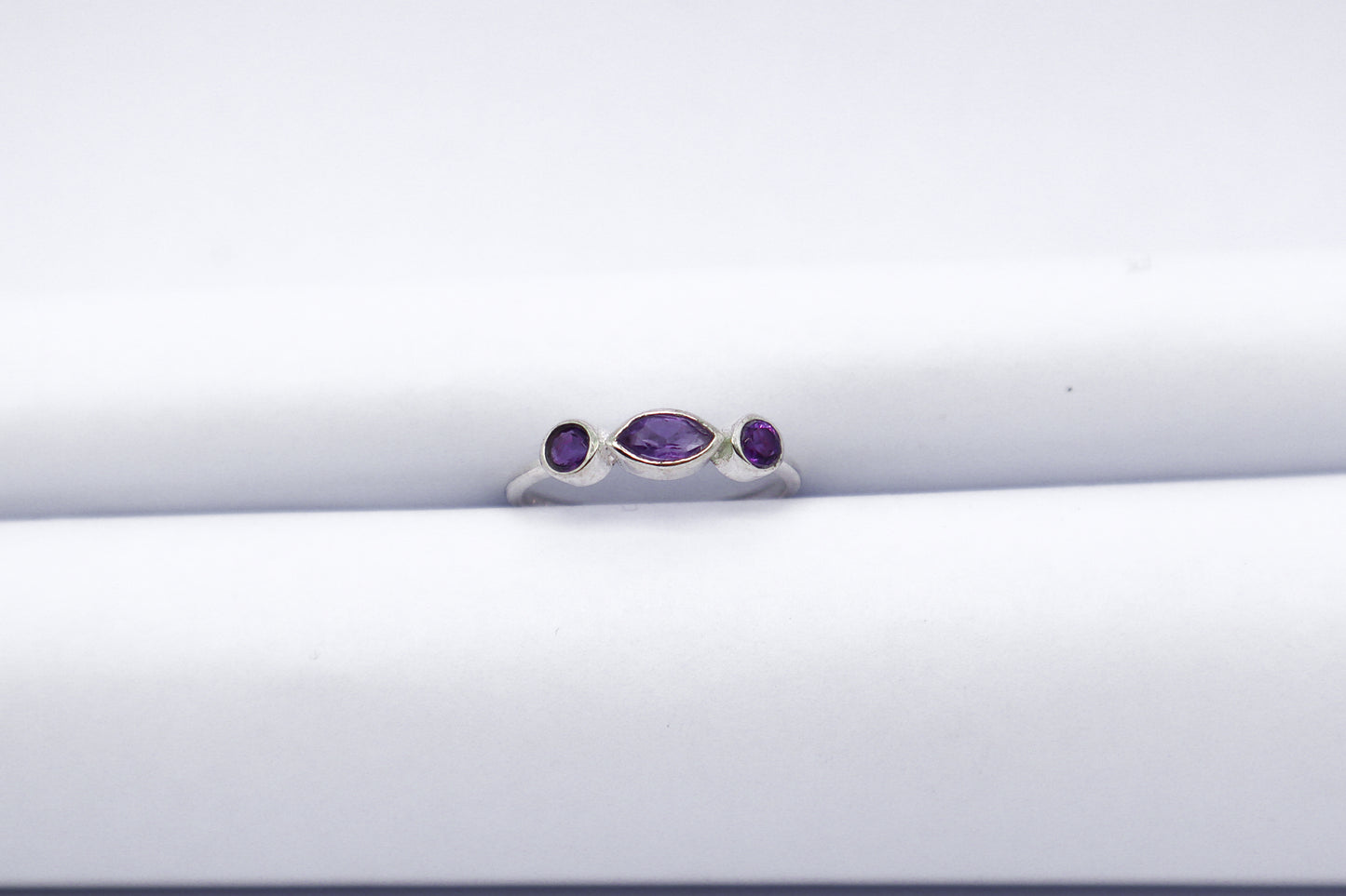 Amethyst Solid Sterling Silver Ring
