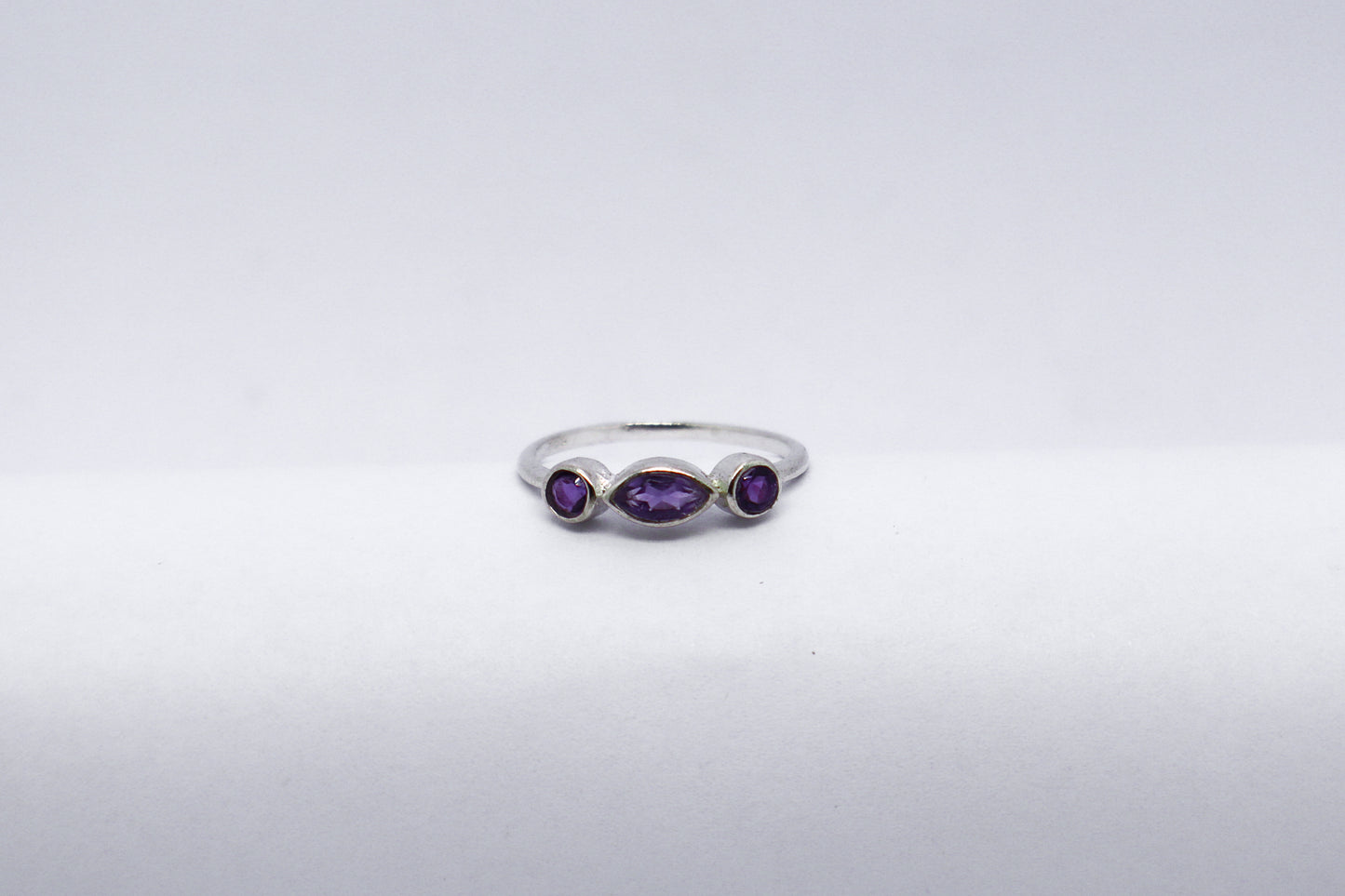 Amethyst Solid Sterling Silver Ring