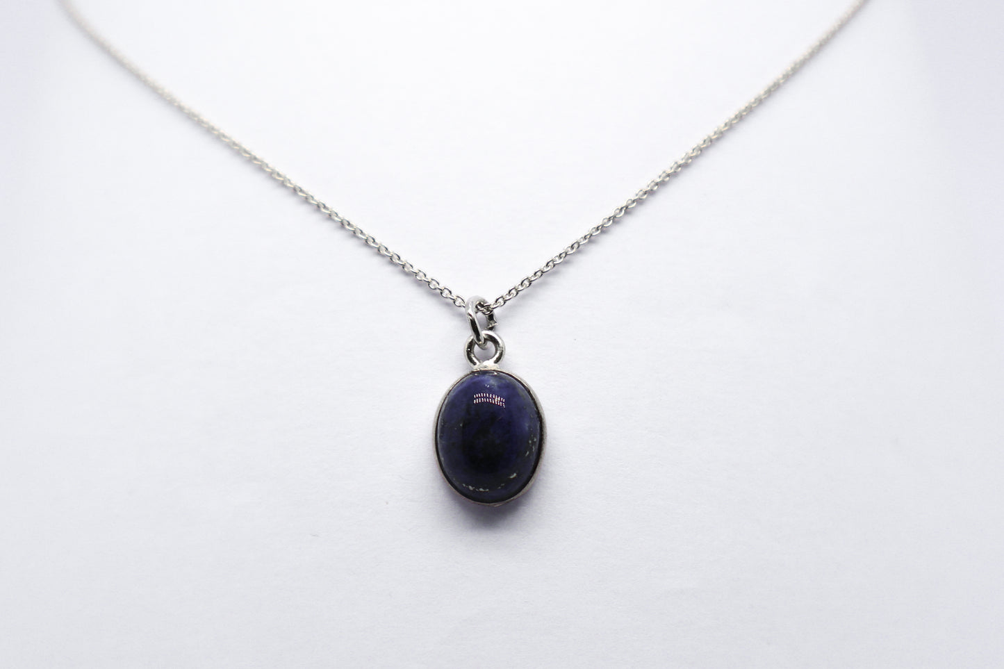 Lapis Lazuli Silver Necklace