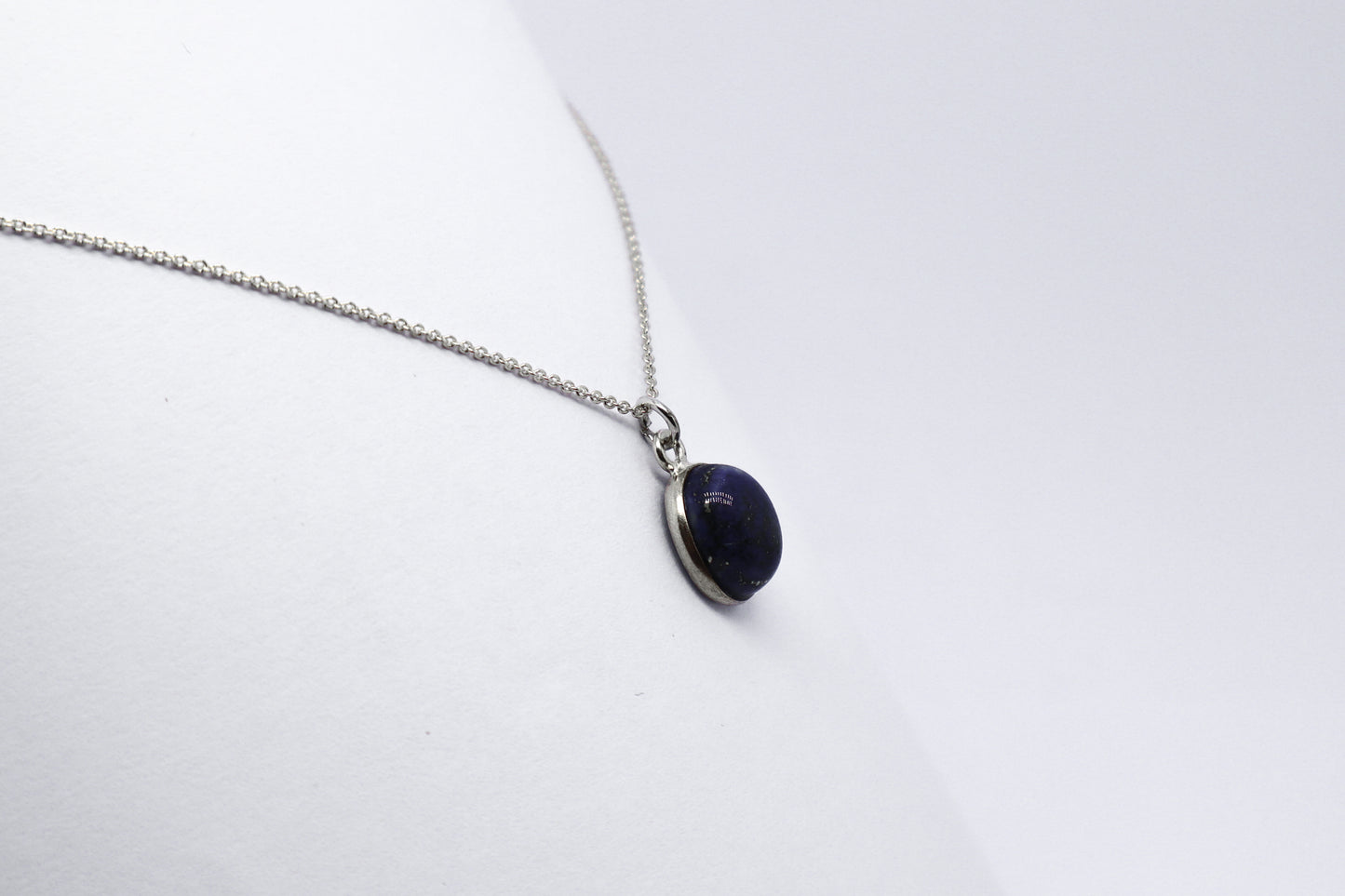 Lapis Lazuli Silver Necklace