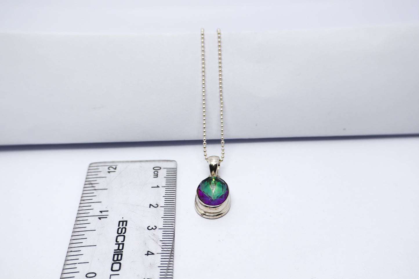 Mystic Topaz Sterling Silver Necklace