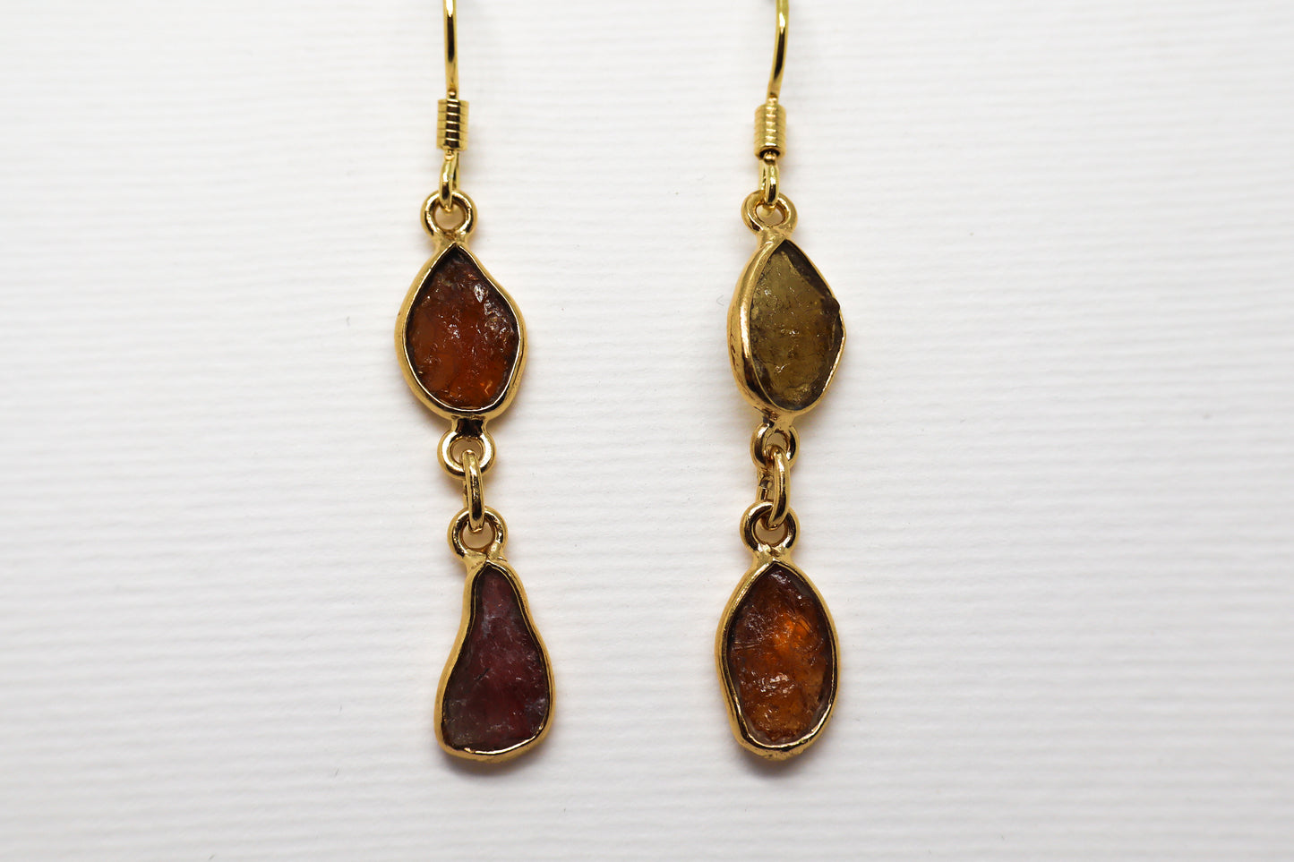Cornelian Gold Plated Sterling Silver earring
