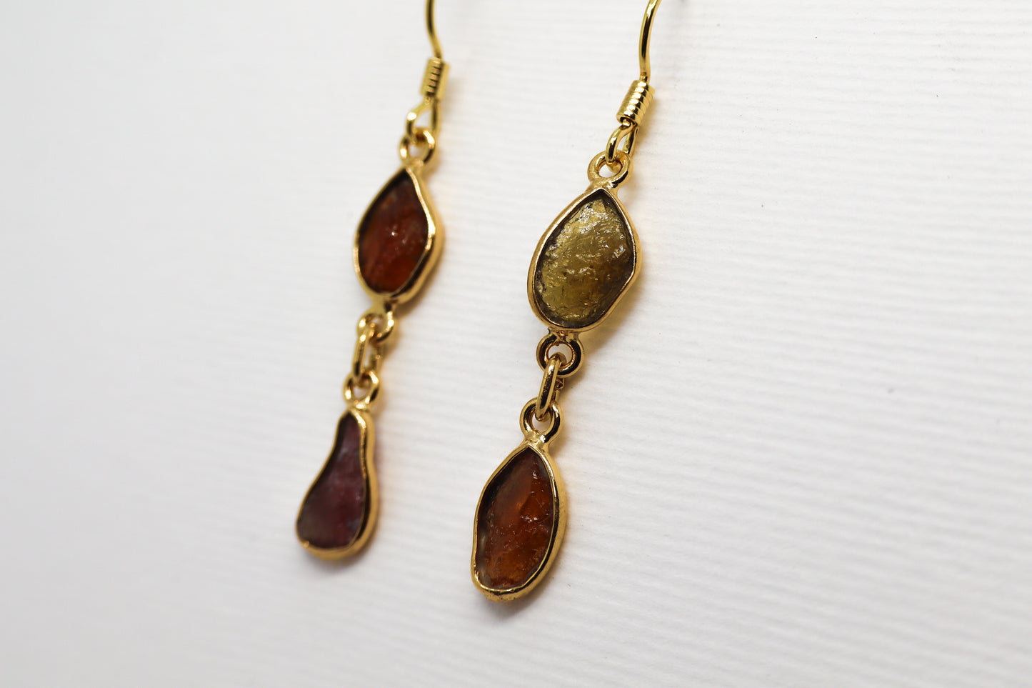 Cornelian Gold Plated Sterling Silver earring