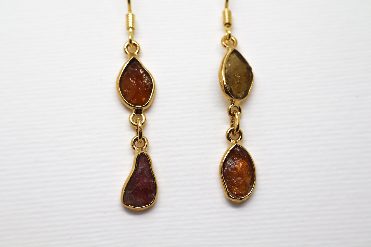 Cornelian Gold Plated Sterling Silver earring