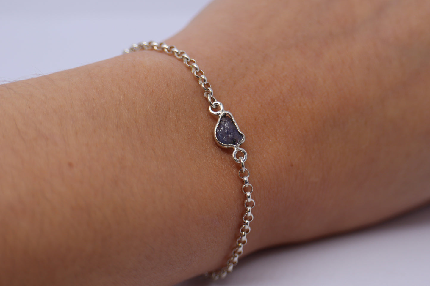 Tanzanite Sterling Silver Bracelet