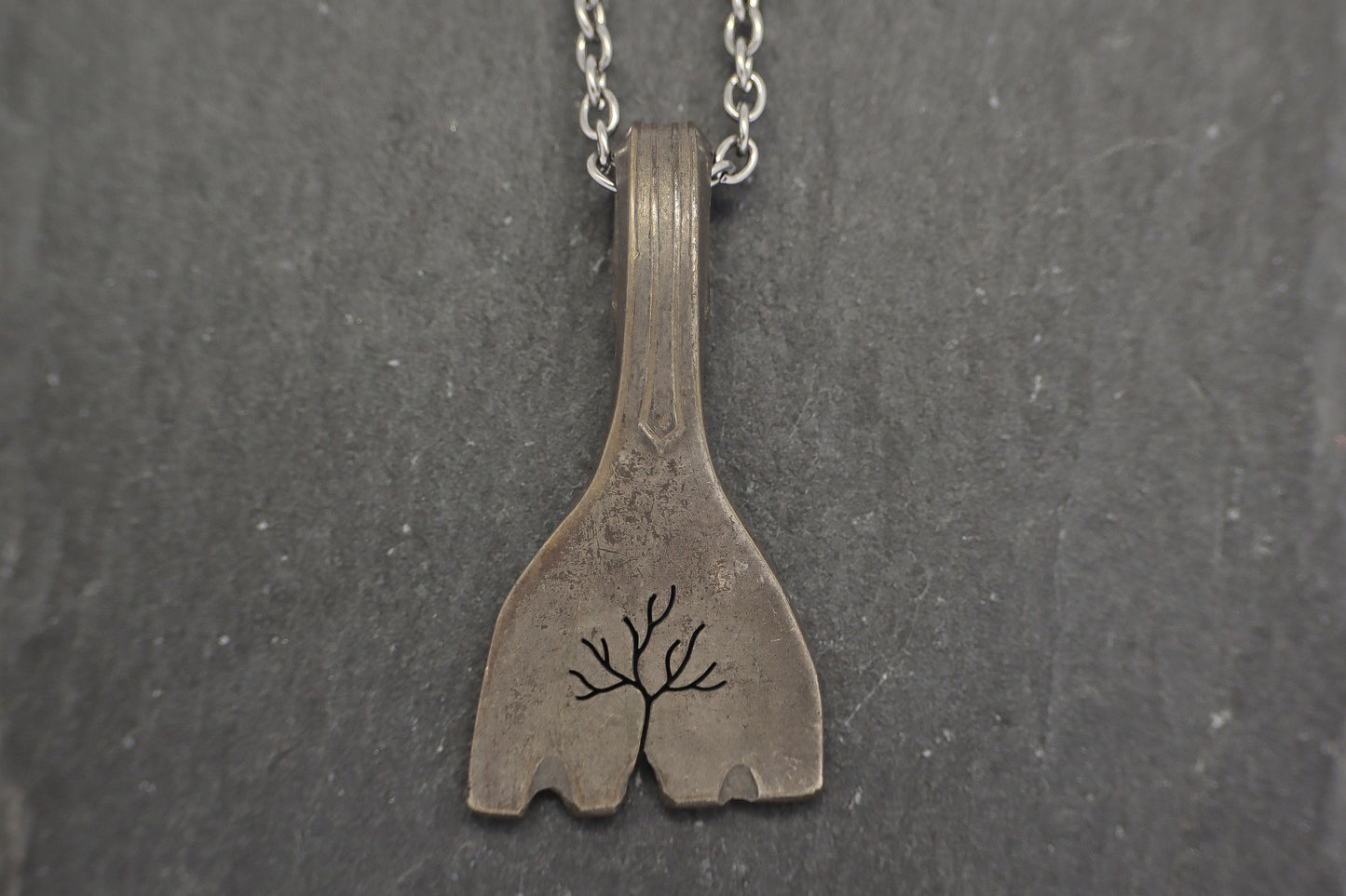 Fork Necklace Recycled