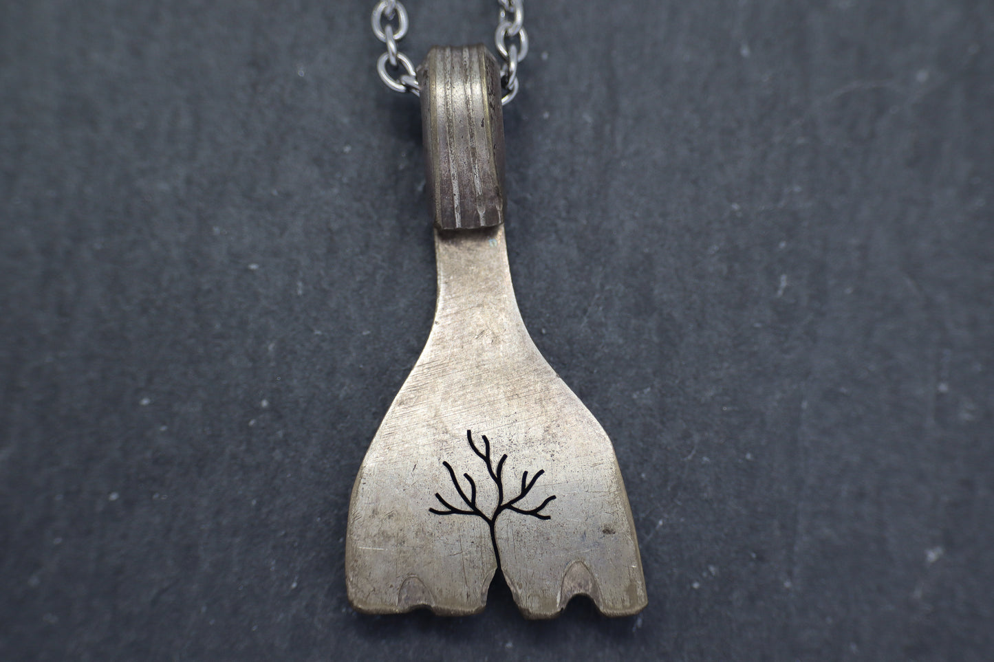 Fork Necklace Recycled